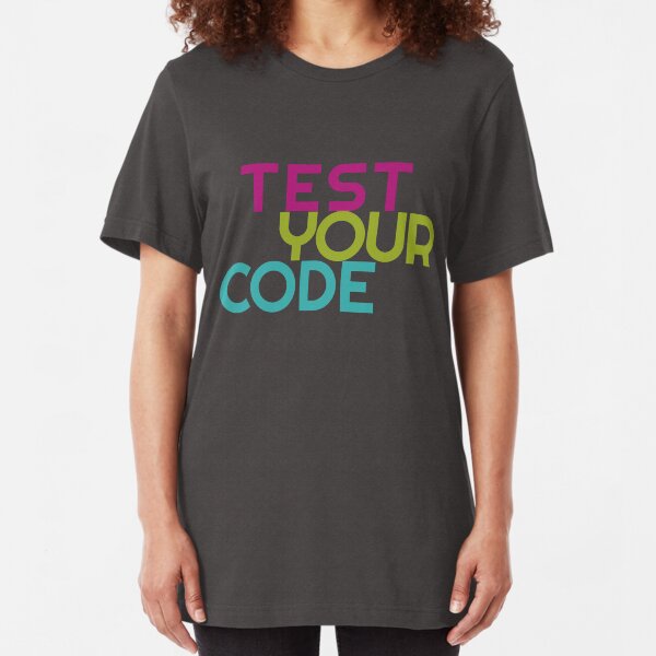 Test your code Slim Fit T-Shirt