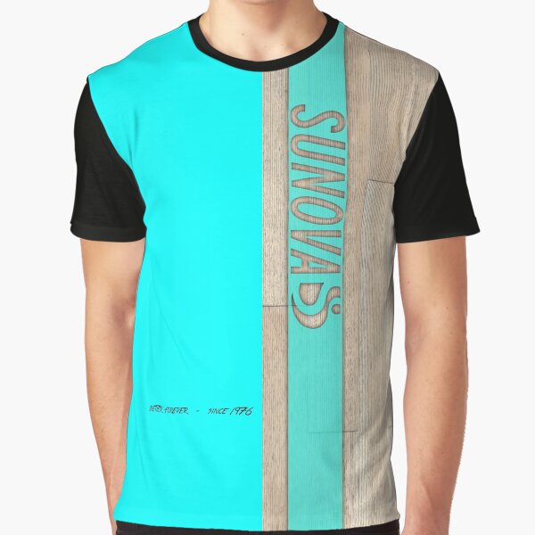 Sunova SUPware Teal Graphic T-Shirt