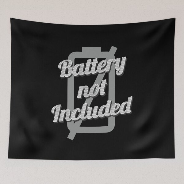 Item preview, Battery Not Included-Vintage designed and sold by BlueRockDesigns.