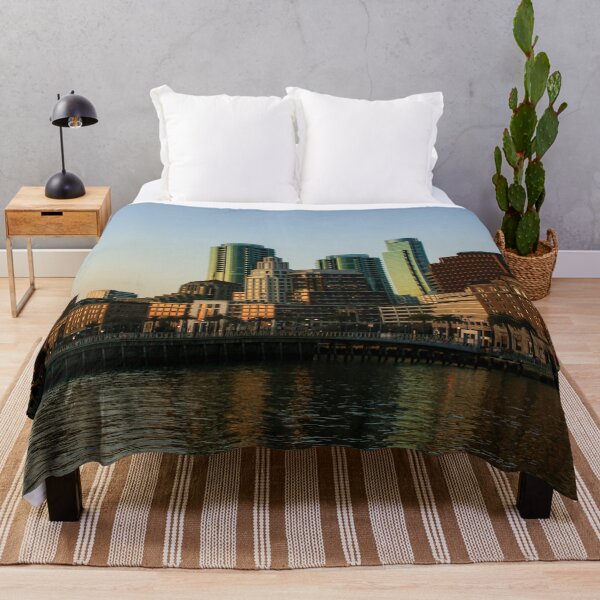 Item preview, San Francisco Skyline - South Beach Embarcadero Facades Reflect the Sunrise designed and sold by Georgia Mizuleva.