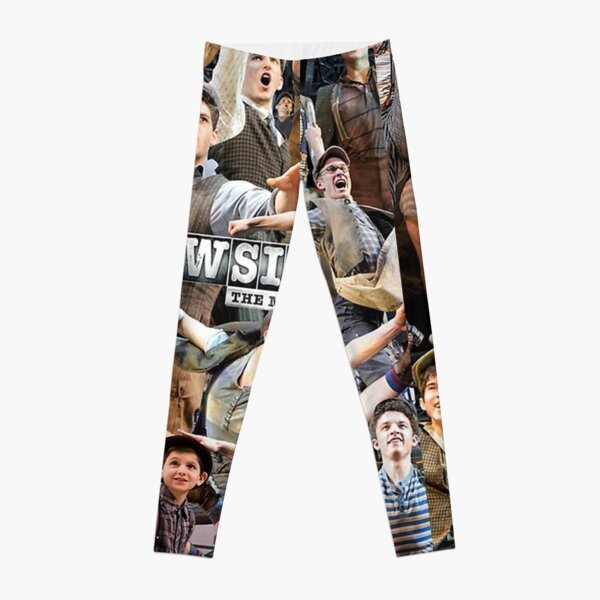 Newsies Broadway Musical Collage Leggings