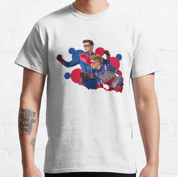 Bubbles Captain Man et Kid Danger T-shirt classique