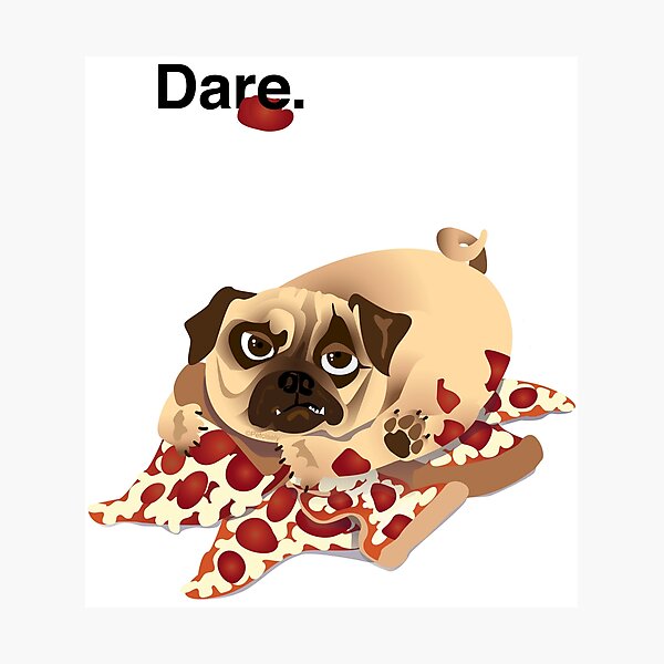 Item preview, Pizza Pug (Dare Pug)  - Light designed and sold by Petcisely.