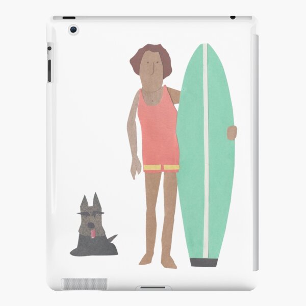 Surfer with scotty dog iPad Snap Case