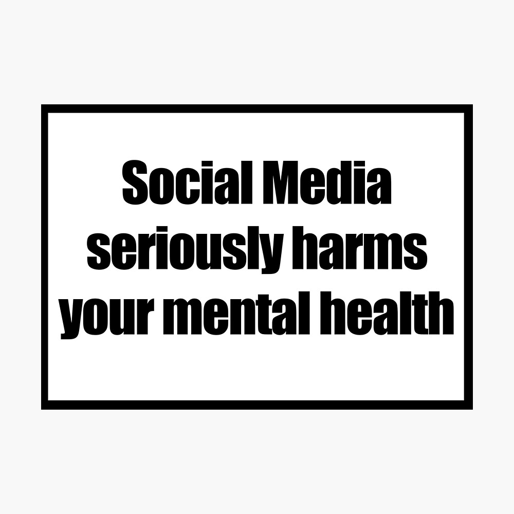 Álbumes 92+ Foto social media seriously harms your mental health Lleno
