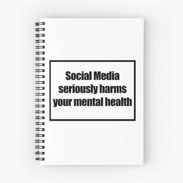 Item preview, Social Media Seriously Harms Your Mental Health  designed and sold by dariabeyger.