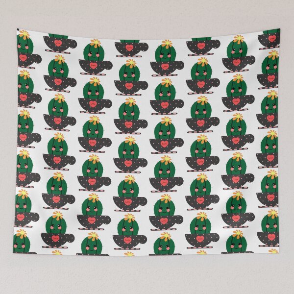 Item preview, Cute Cactus In Beautiful Pot designed and sold by infinitunes.