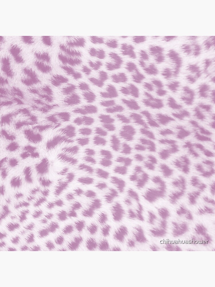 Lavender leopard print by chihuahuashower