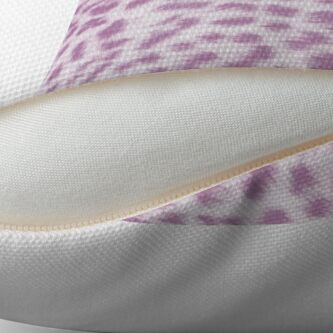 Alternate view of Lavender leopard print Throw Pillow