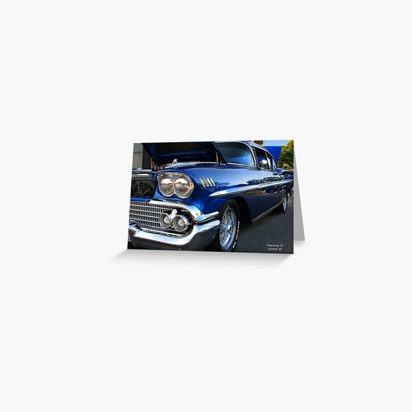 " Blue Bomber " Greeting Card