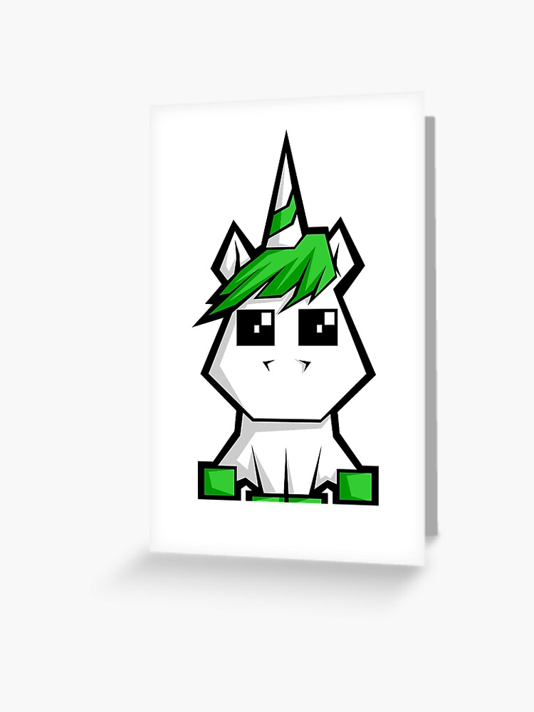 Unicorn Kawaii Greeting Card By Lefad Redbubble - kawaii unicorn p roblox