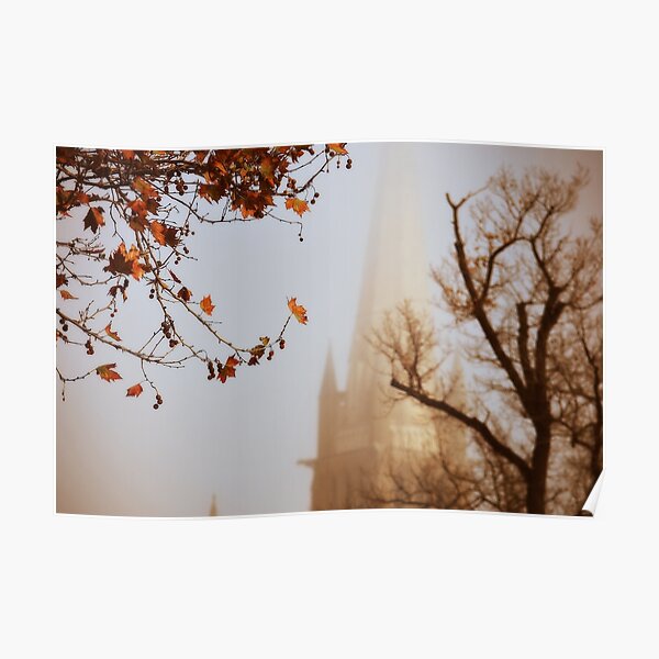 Iconic Bendigo Sacred Cathedral Poster