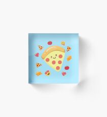 Pizza Feels Acrylic Block