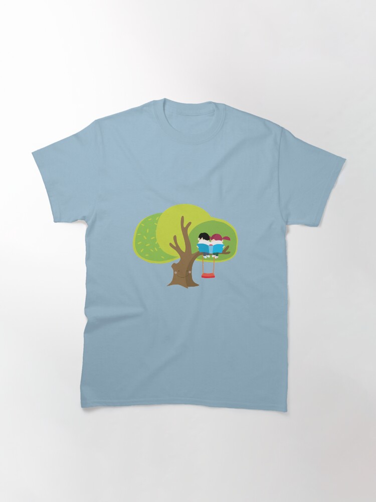Alternate view of children read on the tree Classic T-Shirt