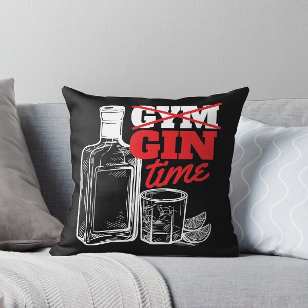 Item preview, Gym Gin Time Hilarious Gin And Tonic Funny Gin Design designed and sold by Melissa Gaz.