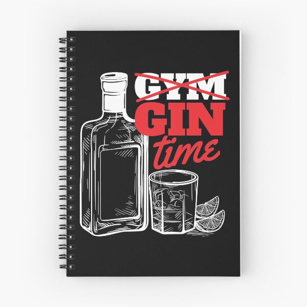 Item preview, Gym Gin Time Hilarious Gin And Tonic Funny Gin Design designed and sold by Melissa Gaz.