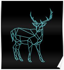 Hand drawn deer design Poster