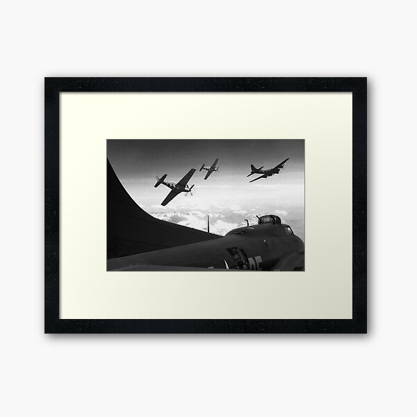 The Final Mission (Monochrome Version) Framed Art Print