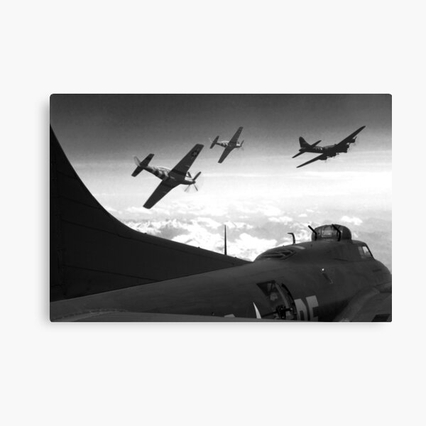 The Final Mission (Monochrome Version) Canvas Print