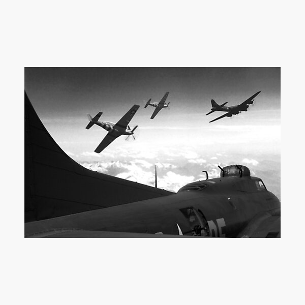 The Final Mission (Monochrome Version) Photographic Print
