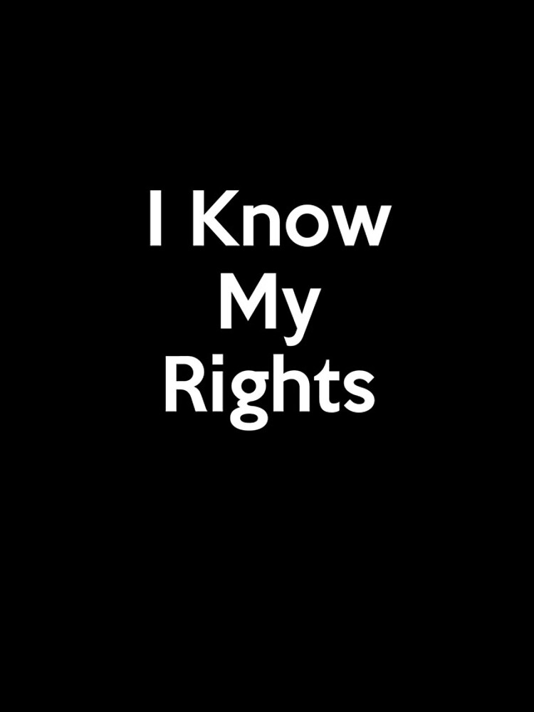 Thumbnail 4 of 4, iPhone Case, I Know My Rights designed and sold by ABCTee.