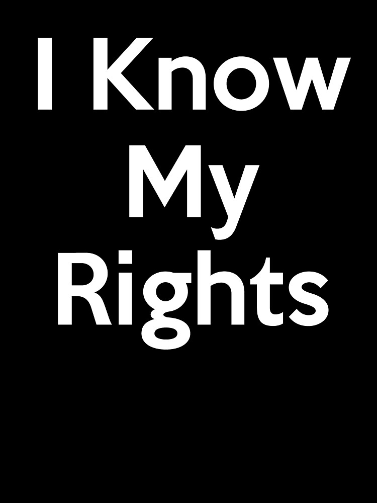 Thumbnail 3 of 3, Scarf, I Know My Rights designed and sold by ABCTee.