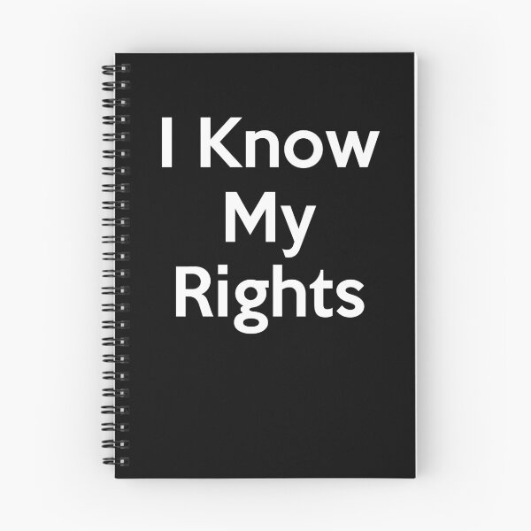 Item preview, I Know My Rights designed and sold by ABCTee.