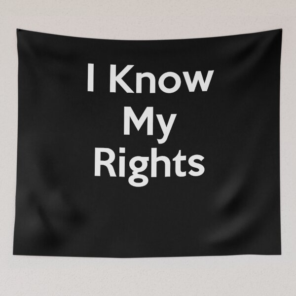 Item preview, I Know My Rights designed and sold by ABCTee.