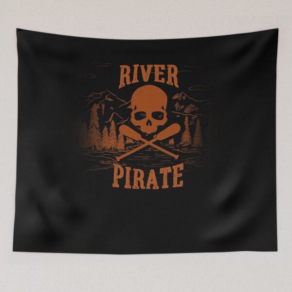 Item preview, River Pirate Skull Halloween designed and sold by TomGiantDesigns.