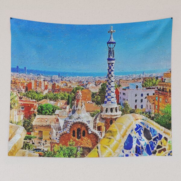 Item preview, Barcelona, Parc Guell  designed and sold by AM FineArtPrints.