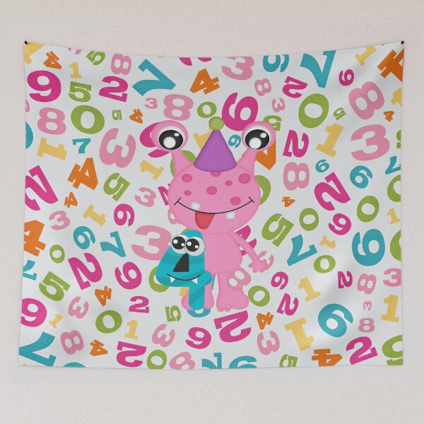 Item preview, Birthday Monster Pink 4th Birthday designed and sold by purplesensation.