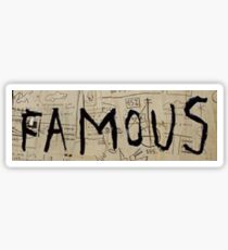 Basquiat Famous Sticker