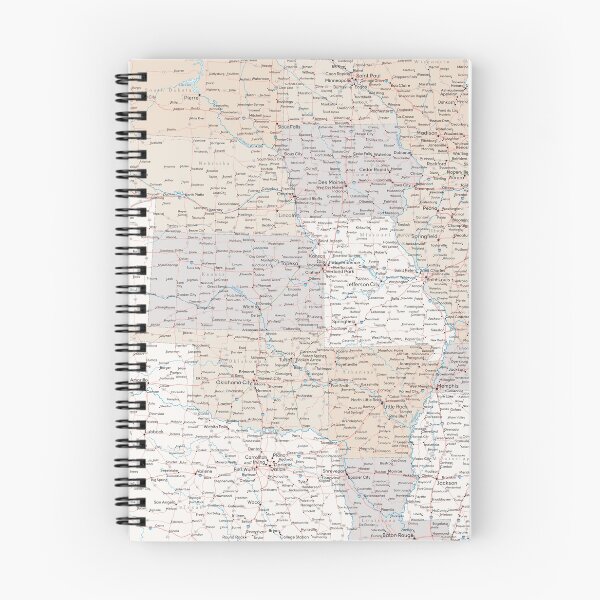 Item preview, High detail map of the Usa with roads, Keane - ORDER PRINTS IN SIZE XL (small labels) designed and sold by blursbyai.
