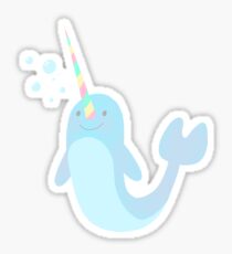 Narwhal sticker Sticker