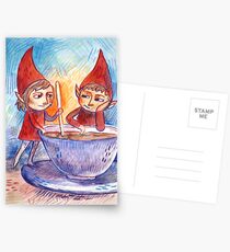Over Tea Postcards