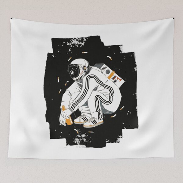 Item preview, Squatting Gopnik Slav with tracksuit in space designed and sold by k3rstman1.