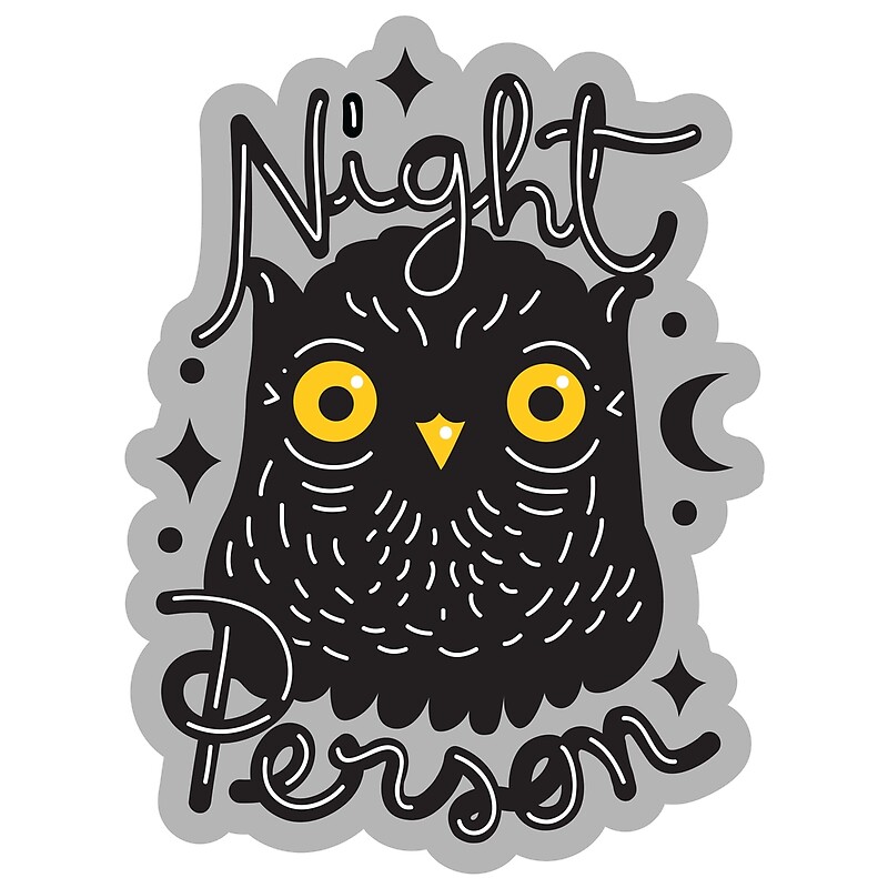  NIght Owl Person By Paolavk Redbubble