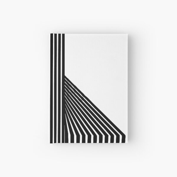 Abstract twist lines Hardcover Journal