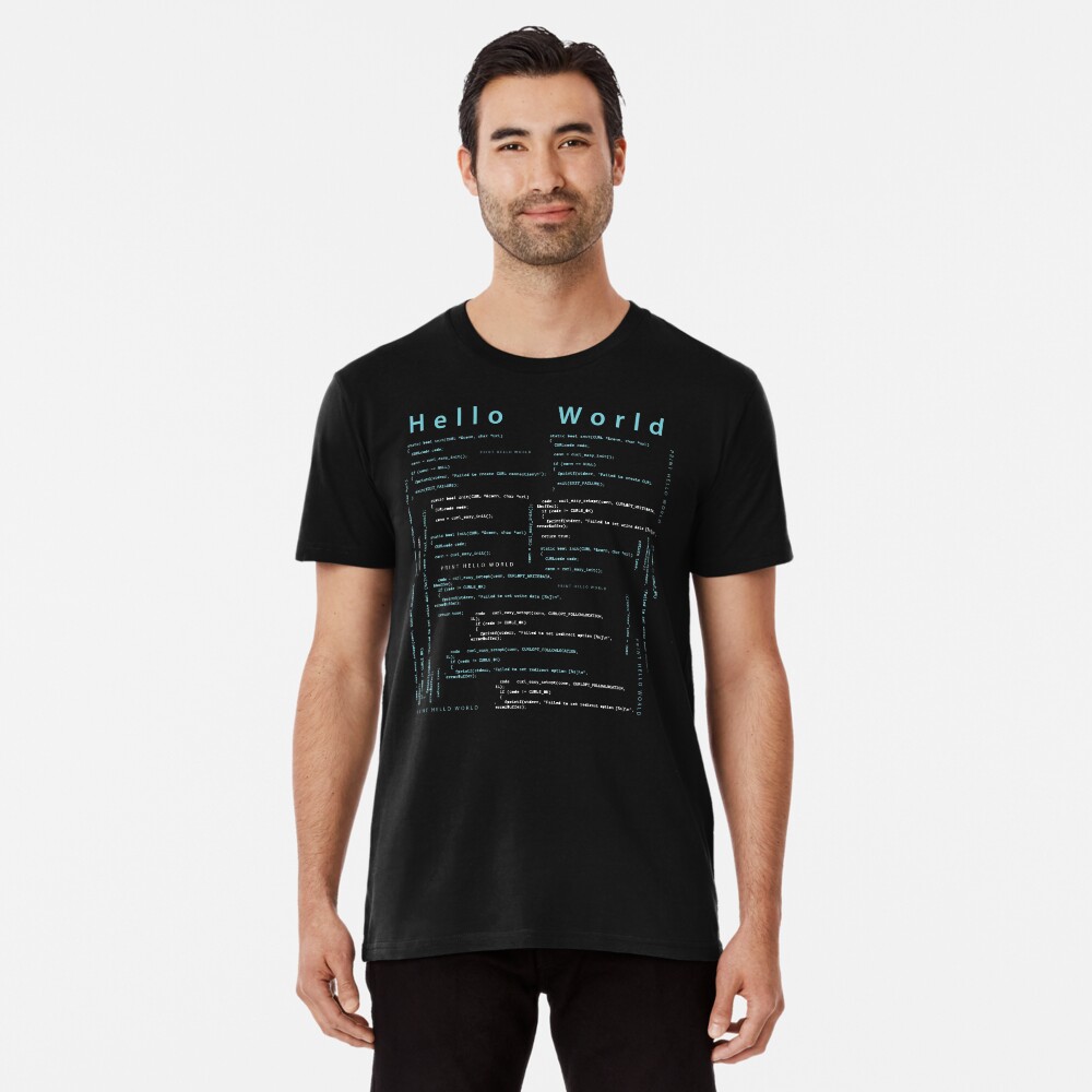 "Coding - Hello world" Poster for Sale by xeron32 | Redbubble