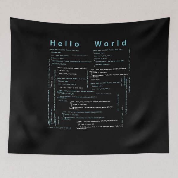 Item preview, Coding - Hello world designed and sold by xeron32.