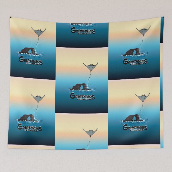 Item preview, Galapagos mantarraya y Arco Darwin designed and sold by leeloolook.