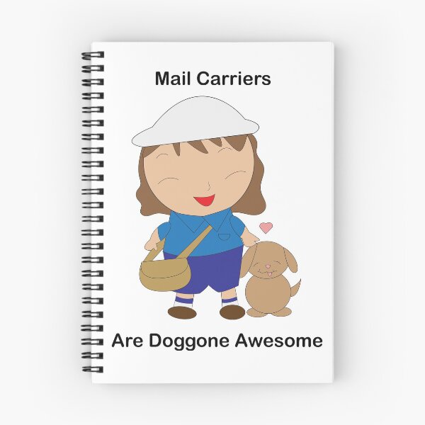 Artikelvorschau, Weiblicher Postarbeiter-Briefträger Dog Awesome entworfen und verkauft von ValeriesGallery.