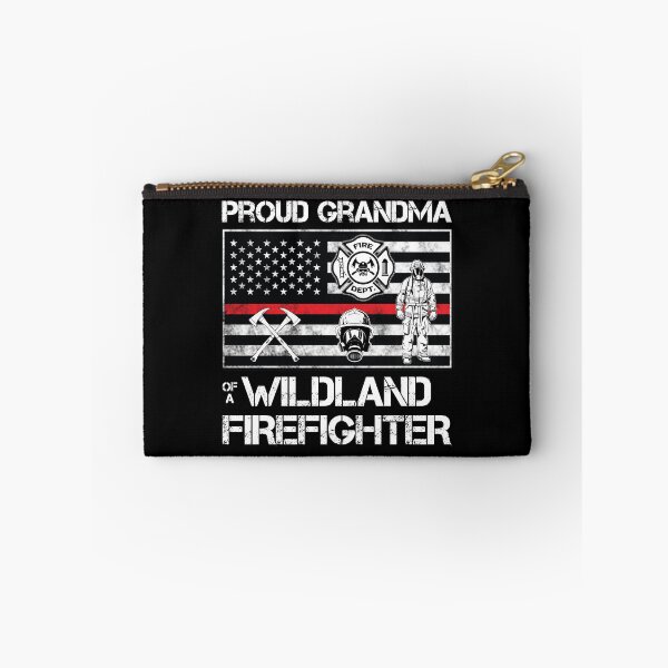 Item preview, Wildland Firefighter Grandma Thin Red Line Smokejumper  designed and sold by Basti09.