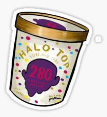 Halo Top Ice Cream Sticker