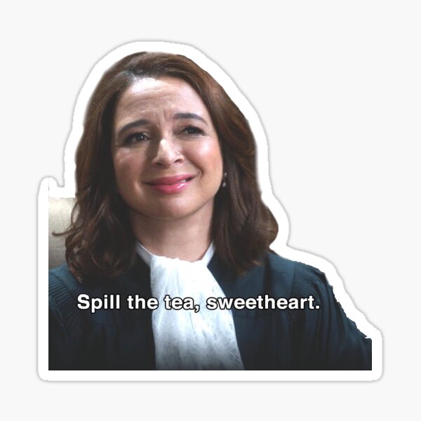The Good Place Spill the Tea Sticker