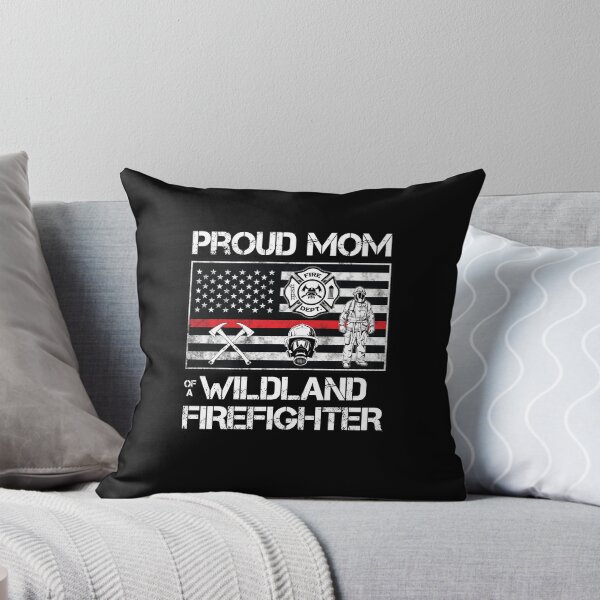 Item preview, Wildland Firefighter Mom Thin Red Line Smokejumper  designed and sold by Basti09.