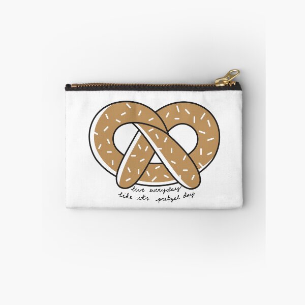 Item preview, Live Everyday Like Its Pretzel Day Script designed and sold by annmariestowe.