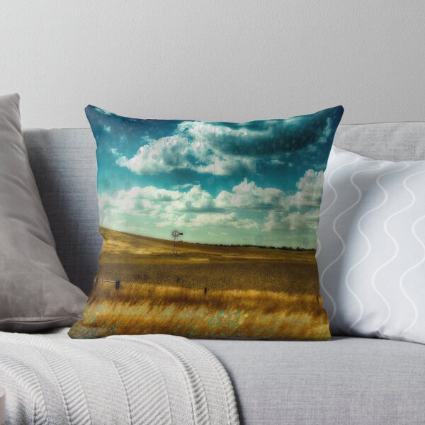 NEBRASKA PRAIRIE Throw Pillow