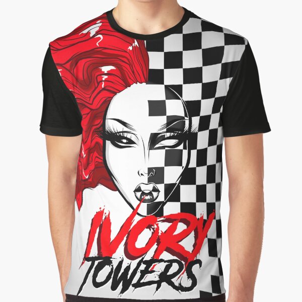 Ivory Towers - Checkerboard Queen Graphic T-Shirt