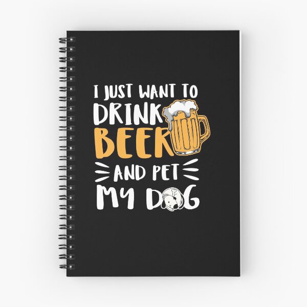 Item preview, Dog Lover Just Want To Drink Beer And Pet My Dog Gift designed and sold by haselshirt.
